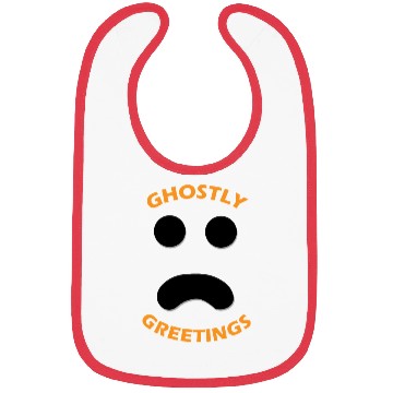 Discover Ghostly Greetings, Halloween Ghostly Greetings Bibs