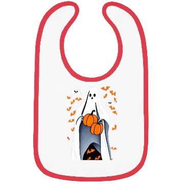 Discover Halloween Ghost Bibs