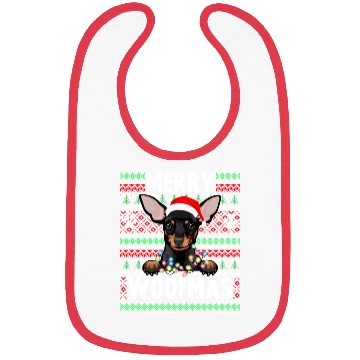 Discover Chihuahua Christmas Lights Dog Lovers Xmas Pajama Bibs