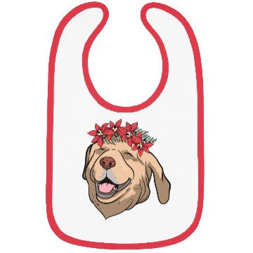 Discover Dog Labrador Flower Bibs