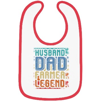 Discover Husband Dad Farmer Legend Bibs