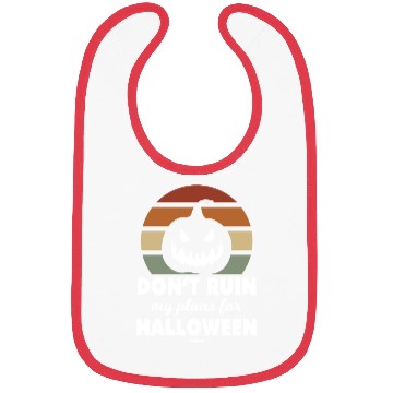 Discover Halloween Monster Pumpkin Sunset Bibs