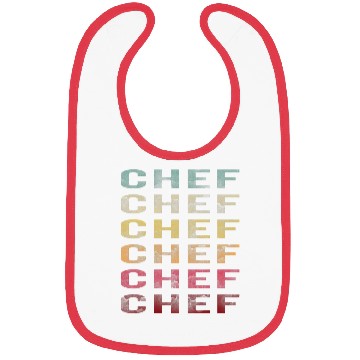 Discover Vintage Word Retro Distressed Chef Cooking Lover Bibs