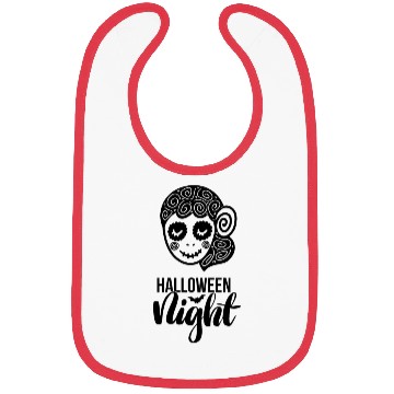 Discover Halloween Santa Muerte Bibs