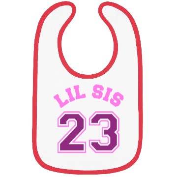 Discover Lil Sis 2023 Little Sister Baby Family Birth Child Bibs