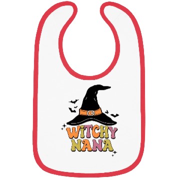 Discover Witchy Mama Halloween Grandma Bibs