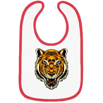 Discover Tiger Head Bibs
