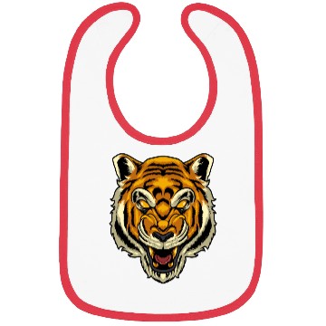Discover Angry Tiger Bibs