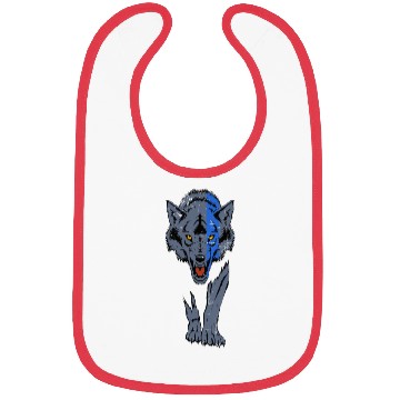 Discover Police Officer Wolf Bibs