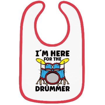 Discover Drummer Drums Music Drum Set Drumming Bibs