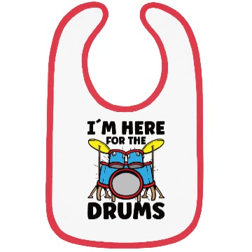 Discover Drummer Drums Music Drum Set Drumming Bibs