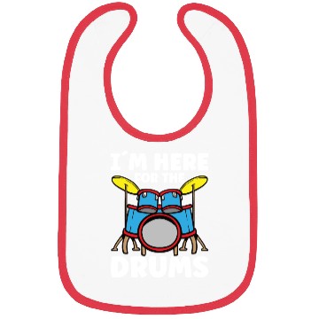 Discover Drummer Drums Music Drum Set Drumming Bibs