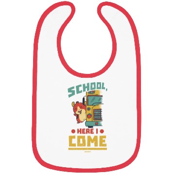 Discover School bus pet funny saying Bibs