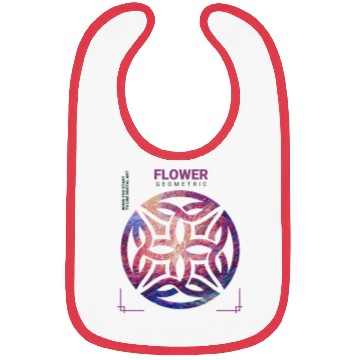 Discover Abstract elegant flower Bibs