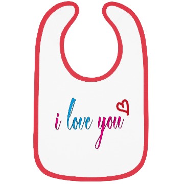 Discover i love you Bibs