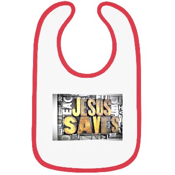 Discover jesus saves Bibs