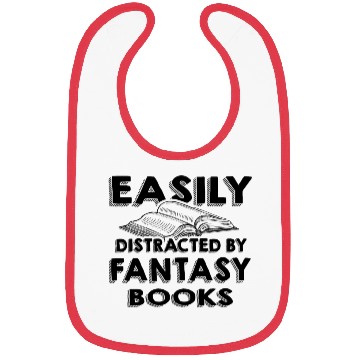 Discover Fantasy Book Fan Gifts Easily Distracted by Bibs