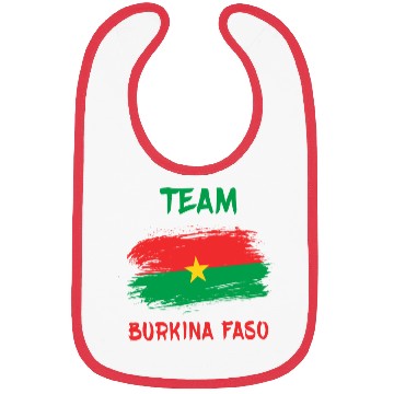 Discover Team Burkina Faso flag design Bibs