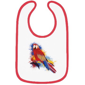 Discover Abstract Parrot Bibs
