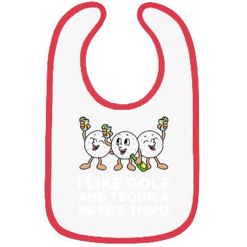 Discover I Like Golf And Tequila Funny Golf Gift Bibs