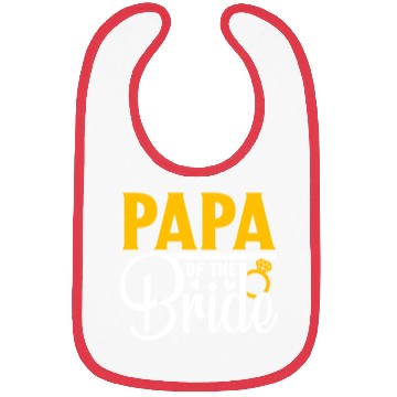 Discover Papa Of The Bride Wedding Party Matching Gift Bibs