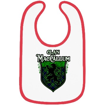 Discover Clan MacCallum Scottish Tartan Rampant Lion Celtic Bibs