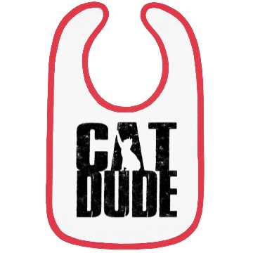 Discover Cat Dude - cat owner Bibs