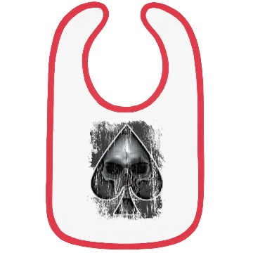 Discover Heavy Metal Punk Poker Skull Bibs