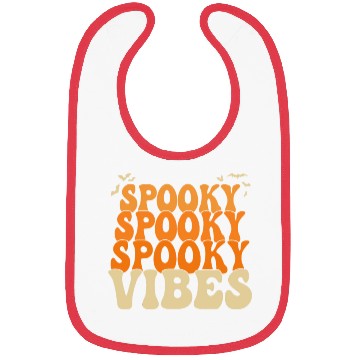 Discover Retro Spooky Vibes Halloween Bibs