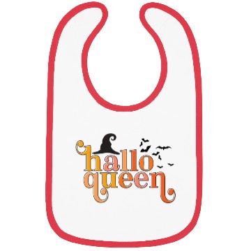 Discover Cute Halloqeen Halloween Queen Bibs