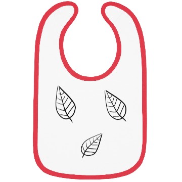 Discover leaf icon nature three leaves Bibs