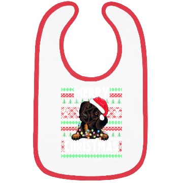 Discover Cute Dog Pajama - Dachshund Dog Lover Christmas Bibs