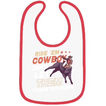 Discover Rodeo Bull Riding Livestock Show Farmer Cattle Bibs