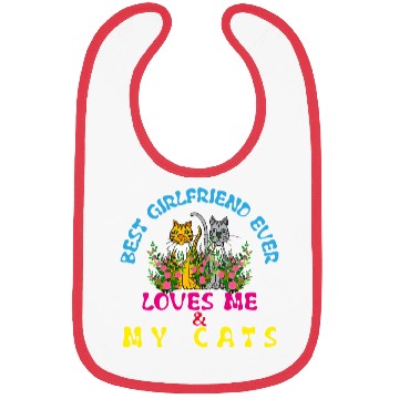 Discover cats & girlfriend Bibs