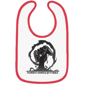 Discover Zombie gamer returns - funny saying Bibs