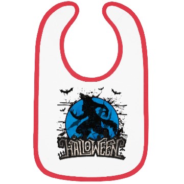Discover Werewolf howling at the moon Bibs