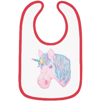 Discover kawaii rainbow unicorn Bibs