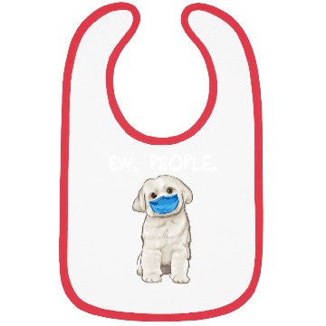 Discover Maltese Ew People Dog Wearing Face Mask Bibs