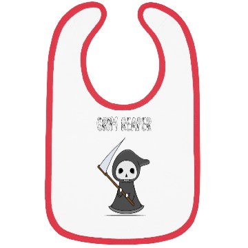 Discover the grim reaper skeleton lovely Bibs