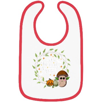 Discover Bat Mushroom 'brown' - Happy Halloween Bibs