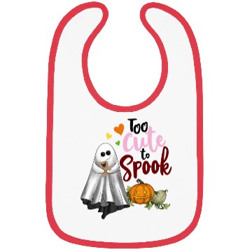Discover Cute Ghost - Too cute to spook Bibs