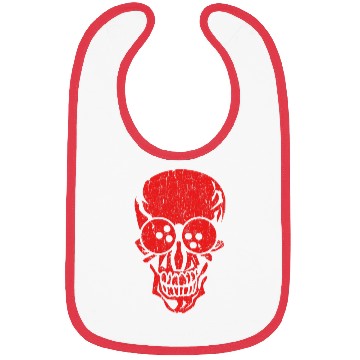 Discover Bowling Skull Graphic Bowling Game Lover Bowler Bibs
