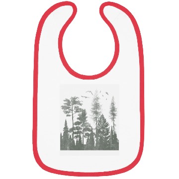 Discover Dark Forest Outdoor Nature Camper Bibs