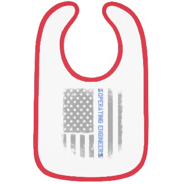 Discover Operating Engineer US Flag Bibs