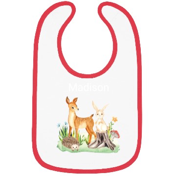 Discover Animal deer rabbit hedgehog Medison Bibs
