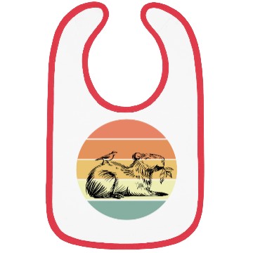 Discover Retro Capybara Bibs