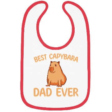 Discover Best Capybara Dad Ever Bibs