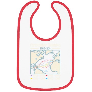 Discover Columbus day america map Christopher Columbus Bibs