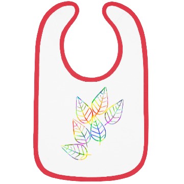Discover leaf icon nature colorful rgb leaves Bibs
