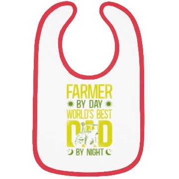 Discover Farming Farmer Dad Father Tractor Bibs